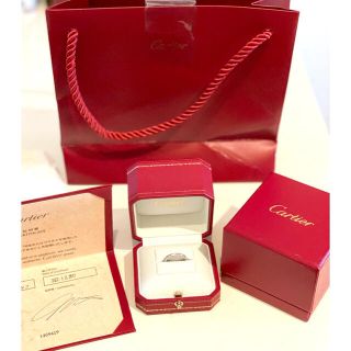 カルティエ(Cartier)の※すみれ様専用　カルティエ ハーフエタニティ　ダイアモンドリング(リング(指輪))