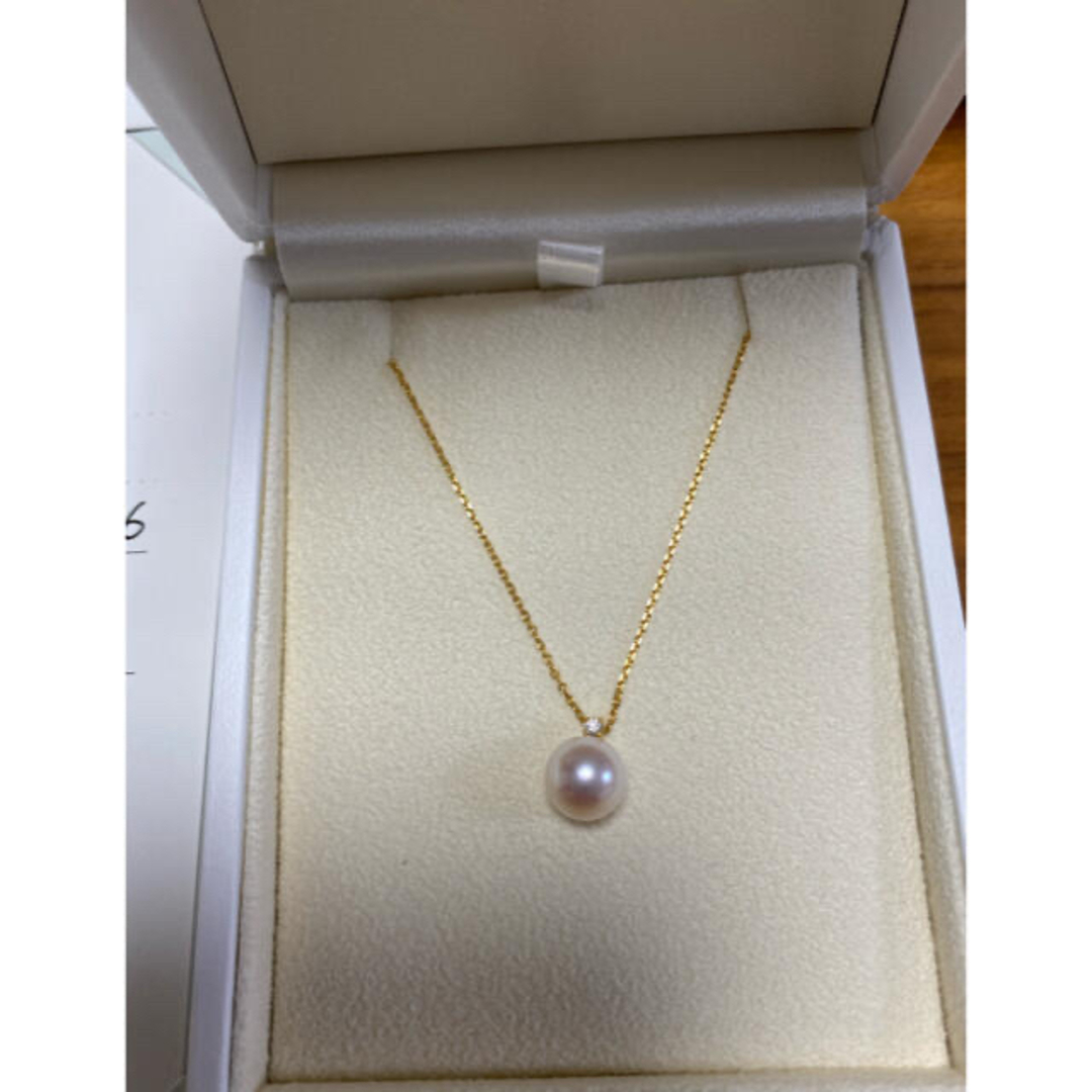 TASAKI パール ダイヤ 一粒 ネックレス