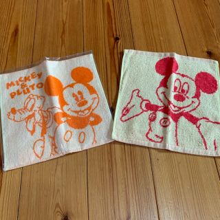 ディズニー(Disney)のディズニー　タオルハンカチ　2枚セット(タオル)