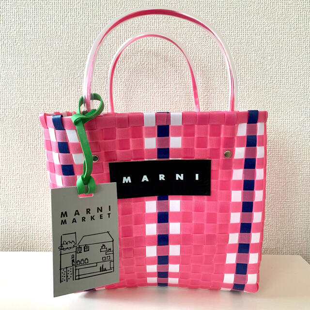 Marni - ピクニックバッグ ピンクの通販 by HANABI｜マルニならラクマ