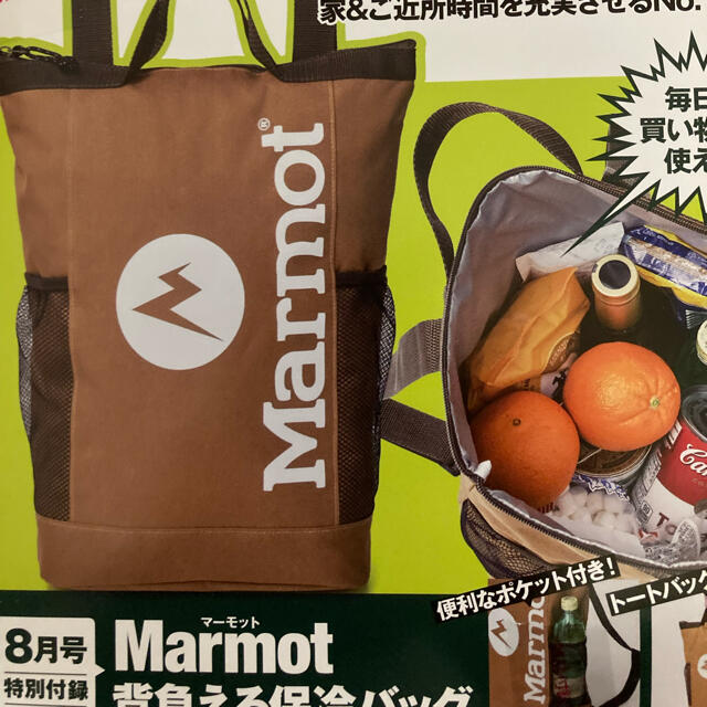 MARMOT(マーモット)のMARMOT 背負える保冷バッグ リュック マーモット 新品 モノマックス  メンズのバッグ(バッグパック/リュック)の商品写真