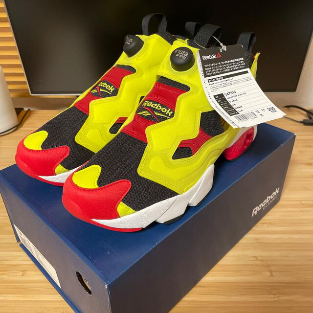 Reebok insta Pump Fury OG シトロン 28.5cm