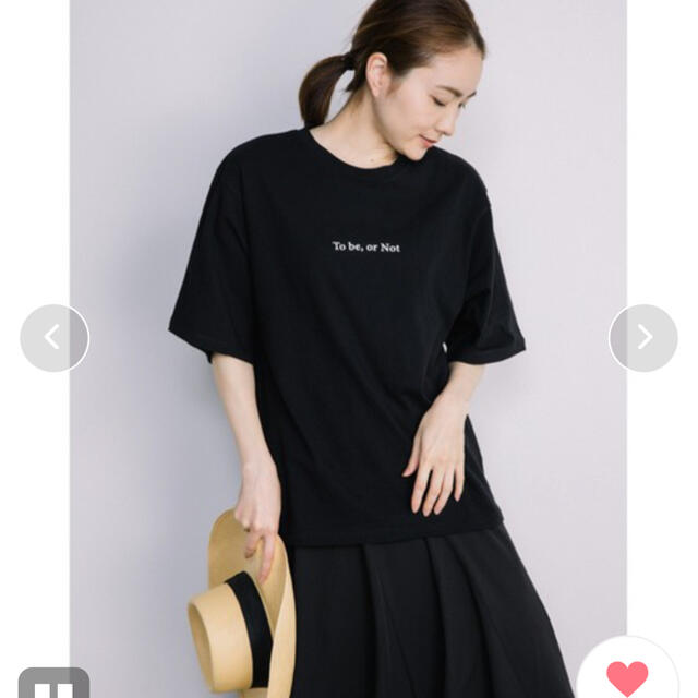 CHACOTT(チャコット)の新品タグ付きロゴゆるTシャツ レディースのトップス(Tシャツ(半袖/袖なし))の商品写真