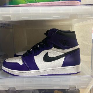 ナイキ(NIKE)のAIR JORDAN 1 RETRO HIGH OG COURT PURPLE(スニーカー)