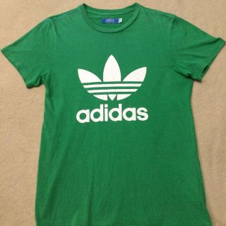 アディダス ロゴTシャツ Tシャツ・カットソー(メンズ)(グリーン