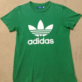 アディダス(adidas)のadidas アディダス オリジナルス Tシャツ グリーン トレフォイルロゴ (Tシャツ/カットソー(半袖/袖なし))