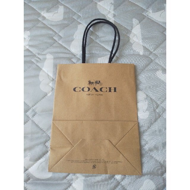 COACH(コーチ)のCOACH コーチ 紙袋　新品未使用 レディースのバッグ(ショップ袋)の商品写真