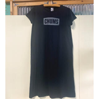 チャムス(CHUMS)の新品　CHUMS Logo Dress チャムス ワンピース　bk(ひざ丈ワンピース)