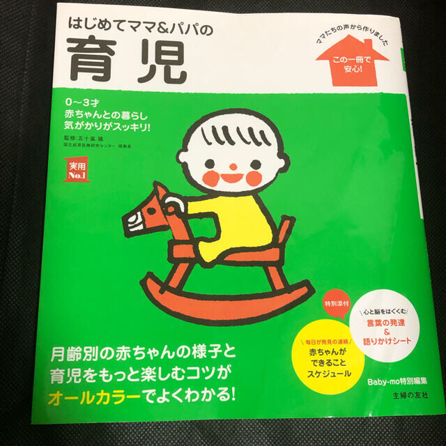 主婦と生活社(シュフトセイカツシャ)のはじめてのママ&パパ　育児　 エンタメ/ホビーの雑誌(結婚/出産/子育て)の商品写真