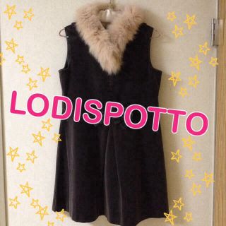 ロディスポット(LODISPOTTO)の未使用♡ベビーピンクファーティペット♪(マフラー/ショール)