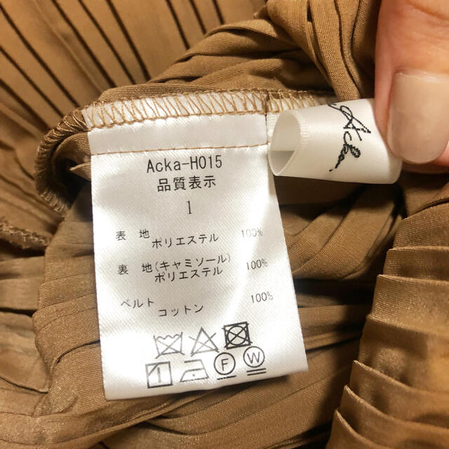 Acka 新品未使用 original pleats one-pieceの通販 by m's shop|ラクマ