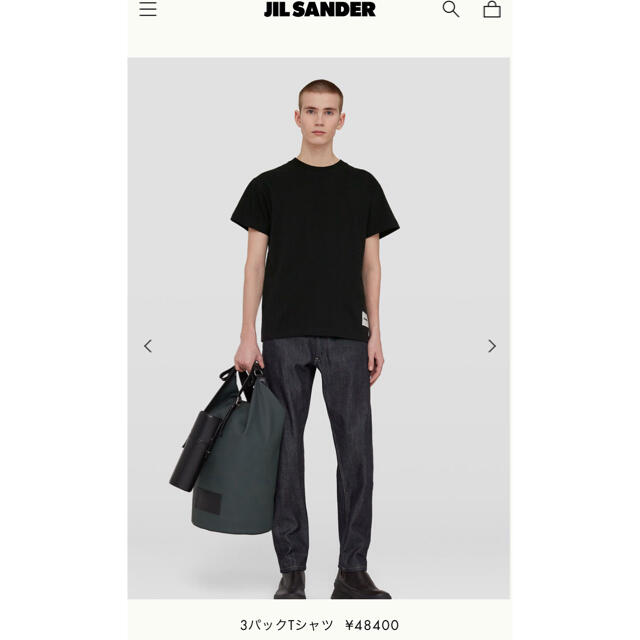 Jil Sander(ジルサンダー)のY.Yさま専用)日本限定色:JIL SANDER+ パックTシャツ メンズのトップス(Tシャツ/カットソー(半袖/袖なし))の商品写真