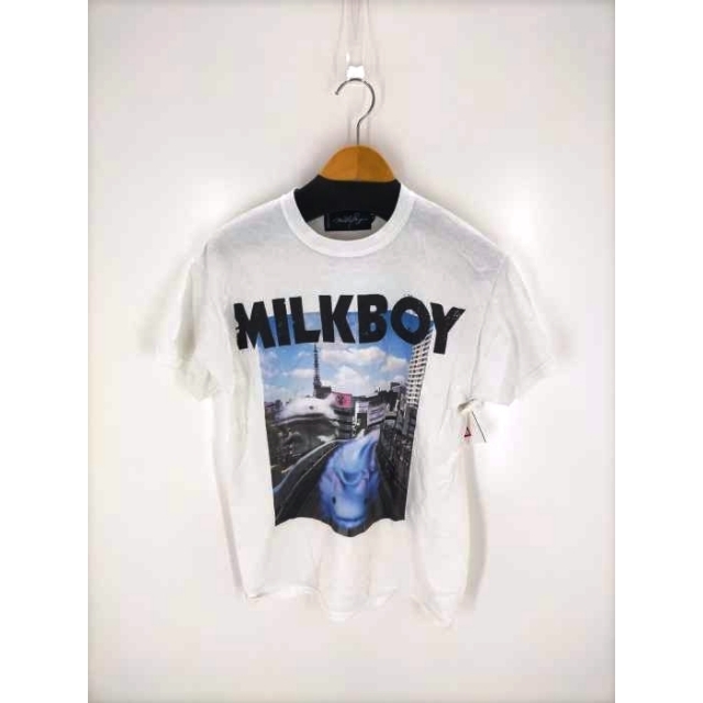 MILKBOY(ミルクボーイ)のMILKBOY（ミルクボーイ） ロゴプリントTシャツ メンズ トップス メンズのトップス(Tシャツ/カットソー(半袖/袖なし))の商品写真
