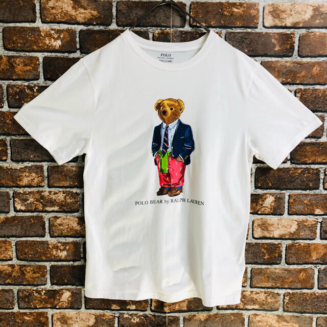 POLO RALPH LAUREN(ポロラルフローレン)の■美品■ポロラルフローレンベアー Tシャツ　L レディースのトップス(Tシャツ(半袖/袖なし))の商品写真