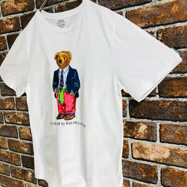 POLO RALPH LAUREN(ポロラルフローレン)の■美品■ポロラルフローレンベアー Tシャツ　L レディースのトップス(Tシャツ(半袖/袖なし))の商品写真