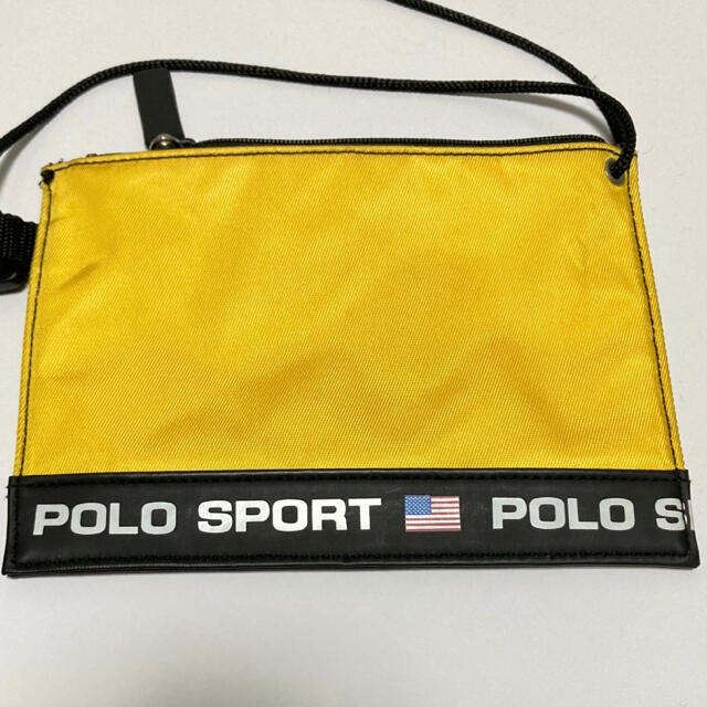 POLO RALPH LAUREN(ポロラルフローレン)の90s POLO SPORT　サコッシュバッグ　ポロスポーツ　ネックポーチ　貴重 メンズのバッグ(ショルダーバッグ)の商品写真