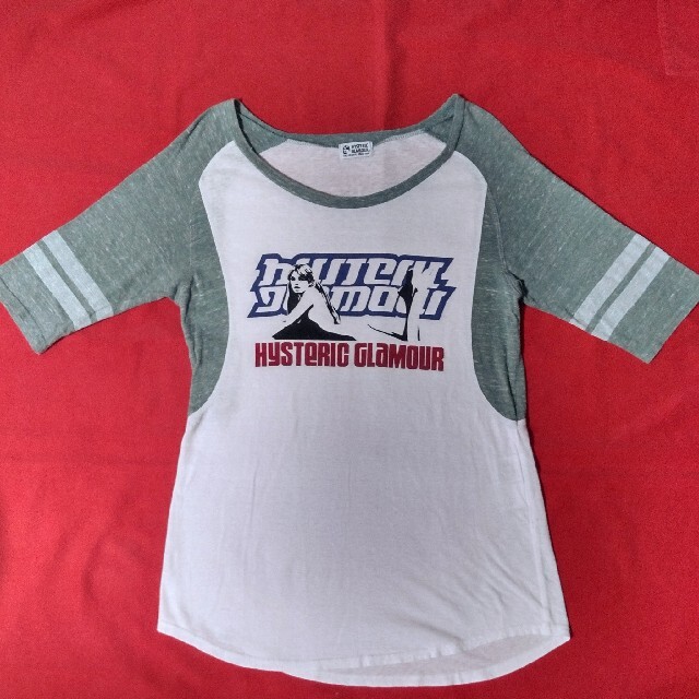 ヒステリックグラマー■HYS WOMAN BOX■プリント五分袖Tシャツ