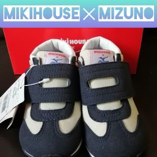 ミキハウス(mikihouse)の新品未使用ミキハウス×ミズノ　ベビーシューズ　13.5cm(スニーカー)