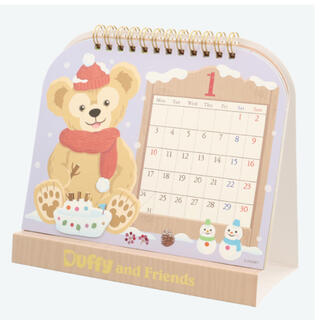 ダッフィー(ダッフィー)の新作♡ ダッフィー  フレンズ  カレンダー　2022  ディズニーシー(カレンダー/スケジュール)