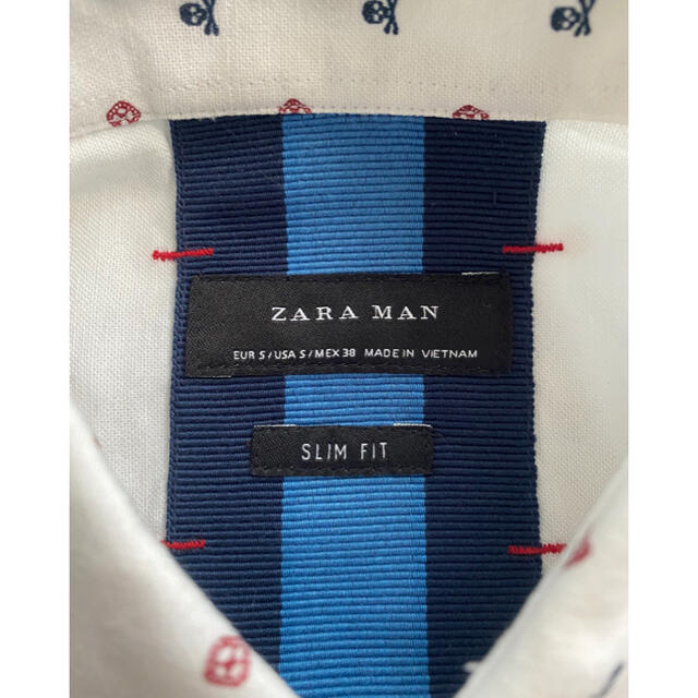 ZARA(ザラ)のZARA ザラ❣️スカル柄❣️カッターシャツ❣️ メンズのトップス(シャツ)の商品写真