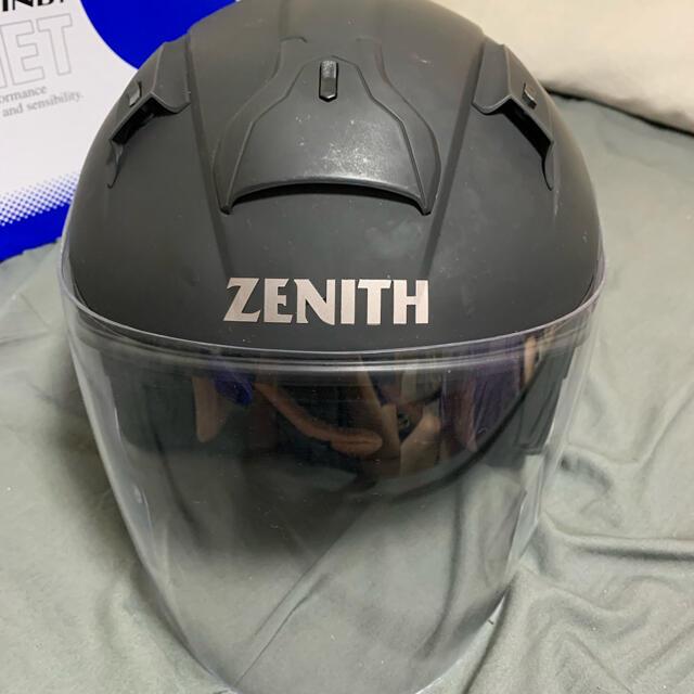 ヘルメット/シールドヤマハ ZENITHジェットヘルメットマットブラックMサイズ