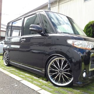 ダイハツ(ダイハツ)の車検5年8月★後期RSターボ!快適ローダウン仕様 タントカスタム 電動スライド車(車体)