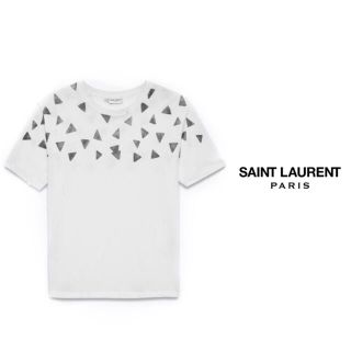 サンローラン(Saint Laurent)のSAINT LAURENT PARIS トライアングルTEE XL(Tシャツ/カットソー(半袖/袖なし))