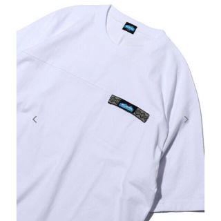 カブー(KAVU)の【新品・未開封】カブー　ロゴポケットTシャツ　ウェービングテープ　ホワイト(Tシャツ/カットソー(半袖/袖なし))