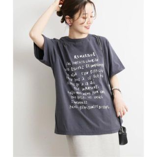 イエナ(IENA)のイエナ　REMARQUE Tシャツ(Tシャツ(半袖/袖なし))