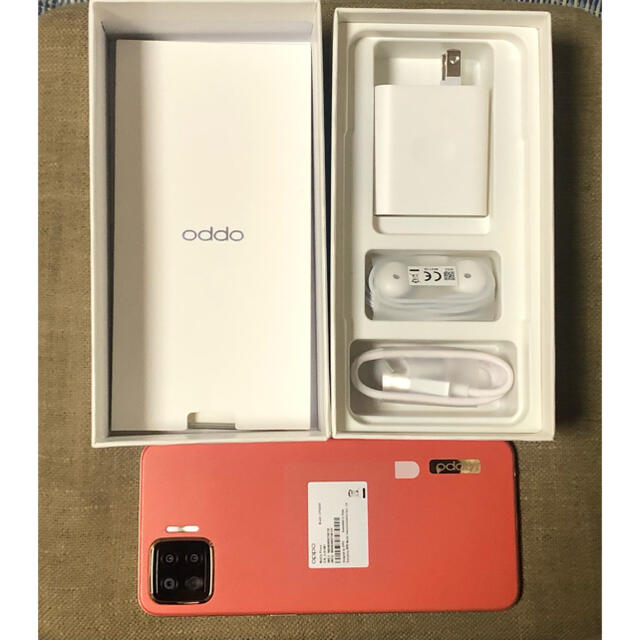 OPPO　A73　 ダイナミックオレンジ CPH2099-OR スマホ/家電/カメラのスマートフォン/携帯電話(スマートフォン本体)の商品写真