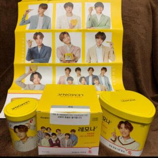 ボウダンショウネンダン(防弾少年団(BTS))のLEMONA レモナ BTS J-HOPE　ホビ　ハート缶と丸缶とポスター(その他)