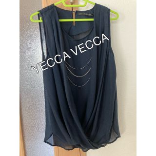 イェッカヴェッカ(YECCA VECCA)の1/20まで！ イェッカヴェッカ／ノースリーブ アクセサリー付(シャツ/ブラウス(半袖/袖なし))