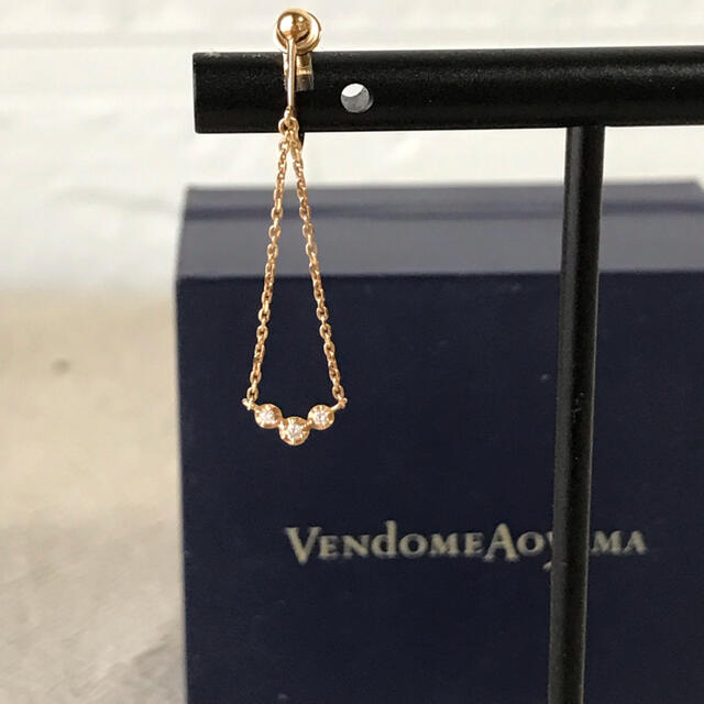 Vendome Aoyama(ヴァンドームアオヤマ)の美品♡ ヴァンドーム青山　K18 ダイヤモンド　スイング　イヤリング レディースのアクセサリー(イヤリング)の商品写真