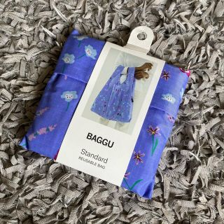 ビームス(BEAMS)のラスト 1点BAGGU バグー ブルーワイルドフラワー エコバッグ(エコバッグ)