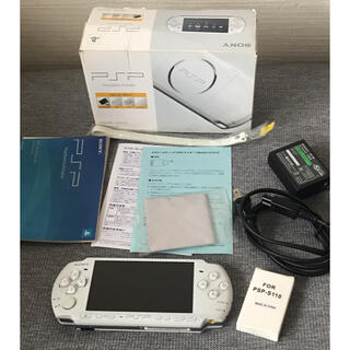 プレイステーションポータブル(PlayStation Portable)のPSP 本体 パールホワイト(携帯用ゲーム機本体)