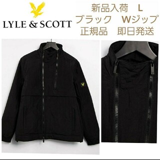 ライルアンドスコット(LYLE&SCOTT)の【新品】LYLE&SCOTT　ダブルジップジャケット　ブラック　L(ブルゾン)
