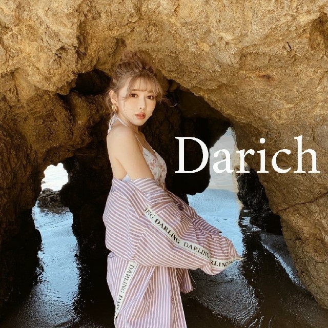 Darich  DARLING ロゴ ビッグシャツ 彼シャツ