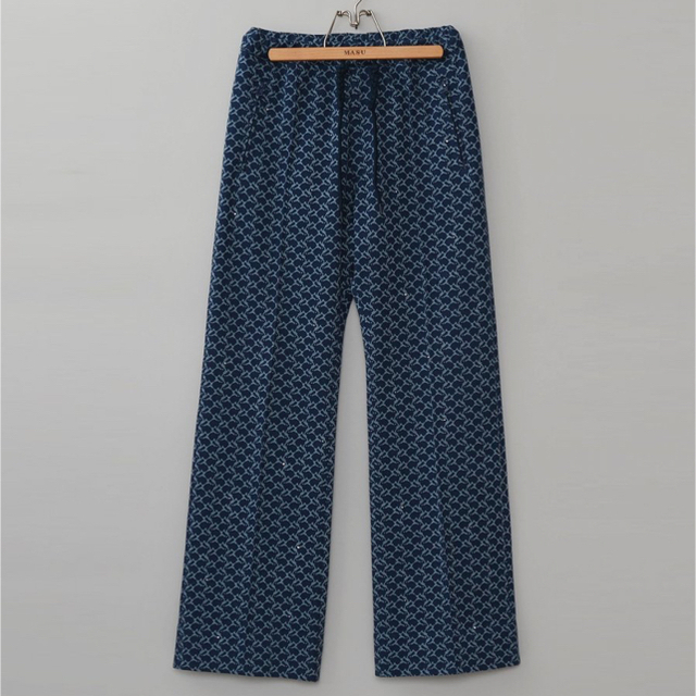 MASU MONOGRAM JERSEY PANTS(BLUE) towinglouisvilleky.com