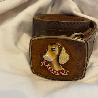 vintage dog ベルト(ベルト)