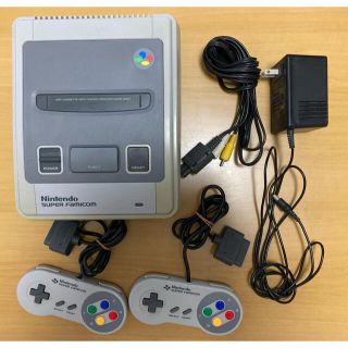 スーパーファミコン(スーパーファミコン)のNintendo スーパーファミコン本体　人気ソフト7本セット(家庭用ゲーム機本体)