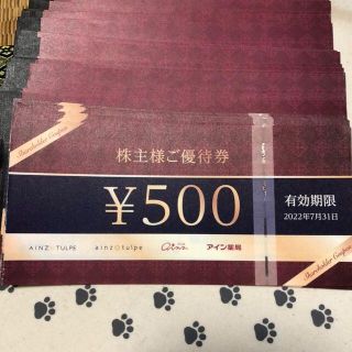 33000円分　アインホールディングス　株主優待券(ショッピング)