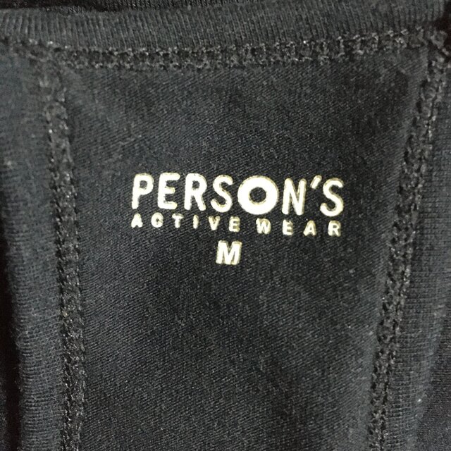 PERSON'S(パーソンズ)のパーソンズ Tシャツ 黒 M レディースのトップス(Tシャツ(半袖/袖なし))の商品写真