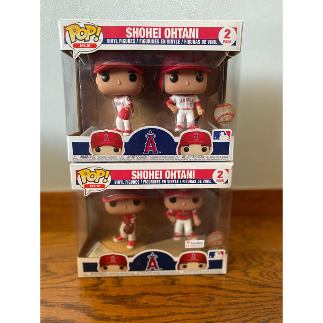 大谷翔平選手 Funko Pop 赤白ユニ 2箱セット エンタメ/ホビーのタレントグッズ(スポーツ選手)の商品写真