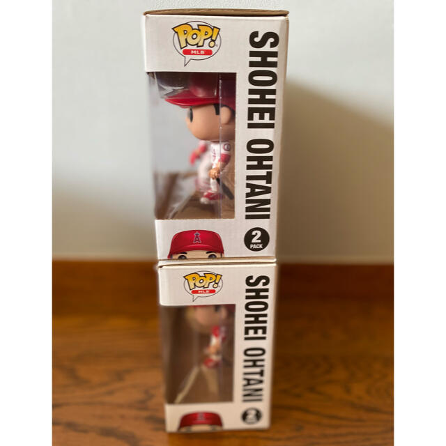 大谷翔平選手 Funko Pop 赤白ユニ 2箱セット エンタメ/ホビーのタレントグッズ(スポーツ選手)の商品写真