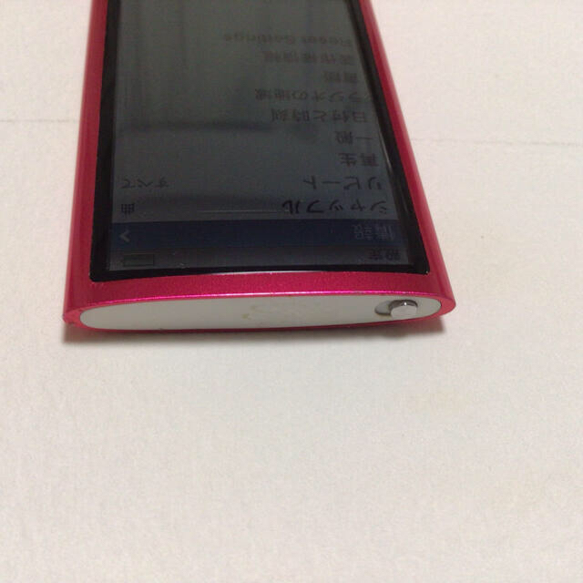 Apple(アップル)のiPod nano 5世代　8GB ピンク-22 作動品 スマホ/家電/カメラのオーディオ機器(ポータブルプレーヤー)の商品写真