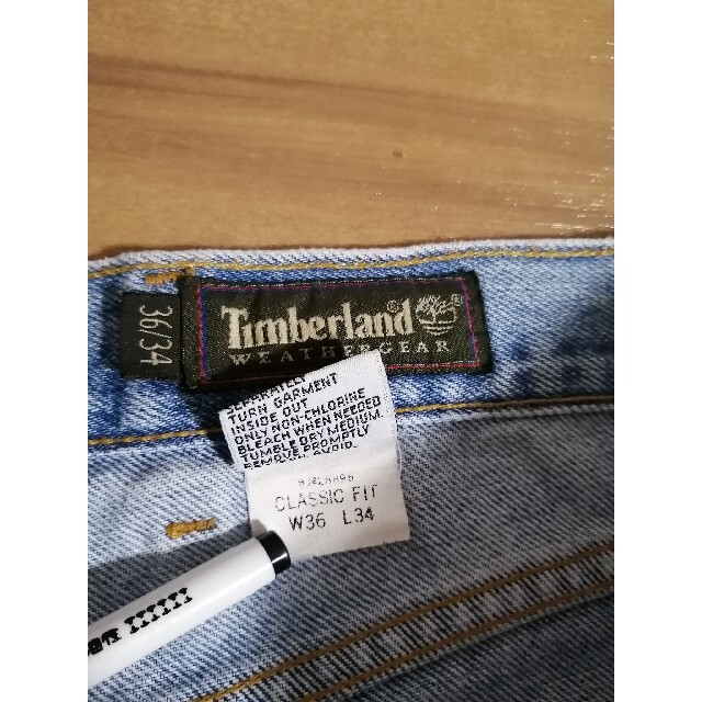 Timberland(ティンバーランド)の90s アメリカ製 ティンバーランド バギージーンズ バギーデニムパンツ XL メンズのパンツ(デニム/ジーンズ)の商品写真