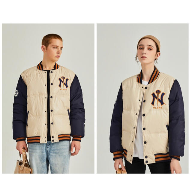 ニューヨークヤンキースサテンジャケット MLB Varsity Jacket レディースのジャケット/アウター(ダウンジャケット)の商品写真