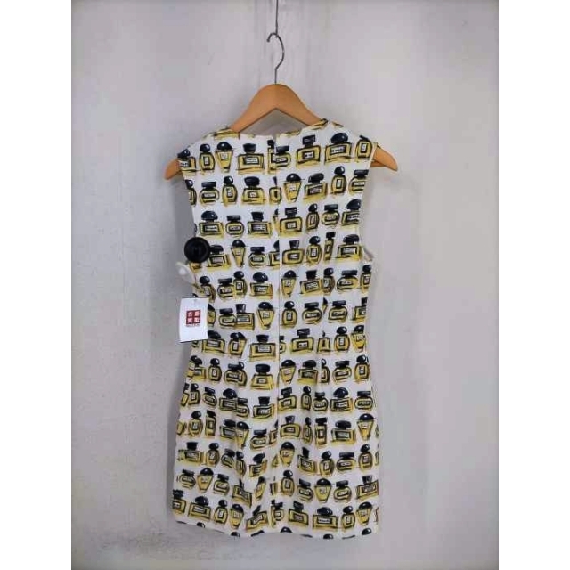 MOSCHINO(モスキーノ) 19SS 香水柄 ノースリーブワンピース