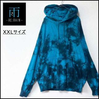 メンズ服タイダイ柄プルオーバーパーカーXXL 新品　ストリート　オーバーサイズ(パーカー)