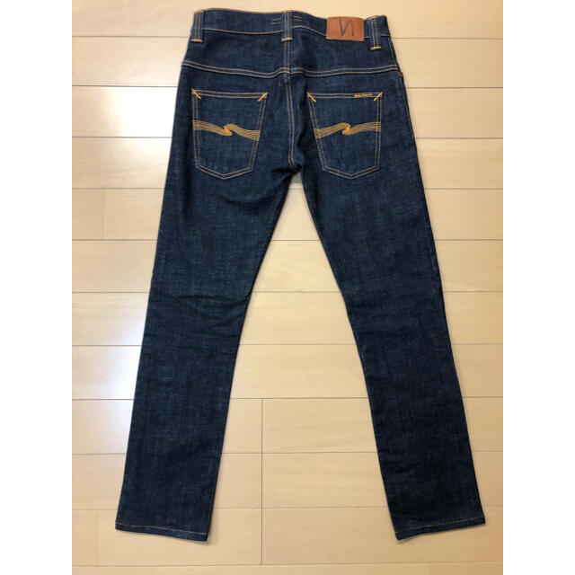 Nudie Jeans(ヌーディジーンズ)の[美品][丈つめ] [イタリア製]ヌーディージーンズ　W31サイズ 濃紺 メンズのパンツ(デニム/ジーンズ)の商品写真